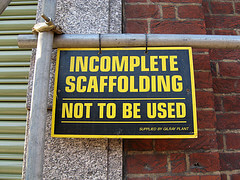 incomplete scaffolding