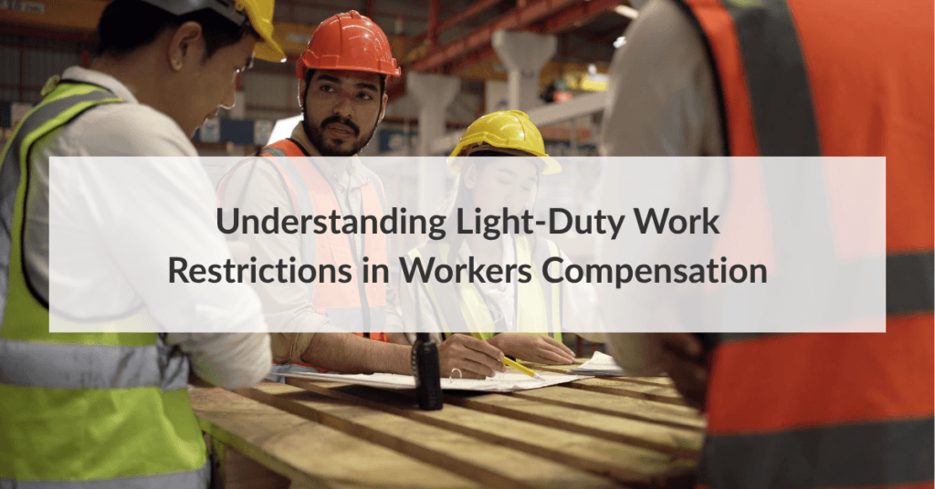 NY Workers’ Comp Light-Duty Restrictions | Paul Giannetti